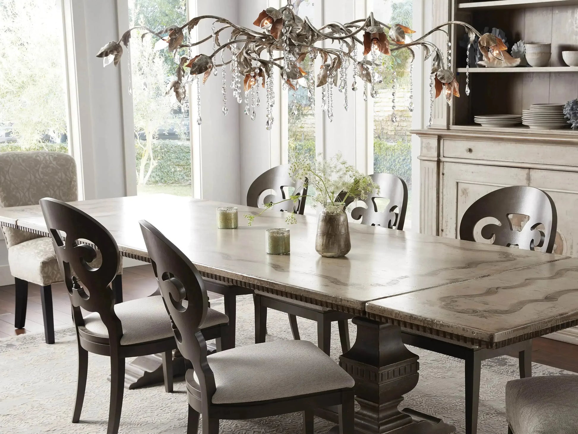 Viticcio Rectangular Chandelier 52''61''71''-Fanci Lamps