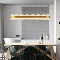 Luxury Adjustable Rectangle Alabaster Chandelier 37.4
