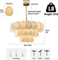 Luxury Alabaster Chandelier – 32