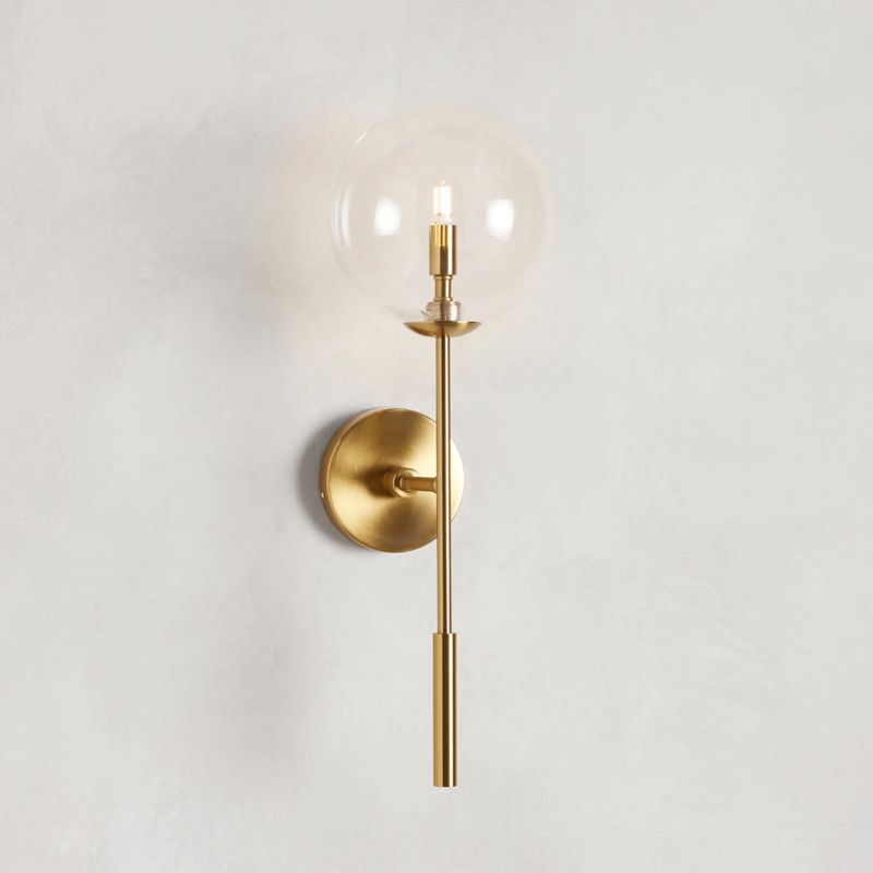 Modern Apollo Glass Ball Wall Sconce-Fanci Lamps