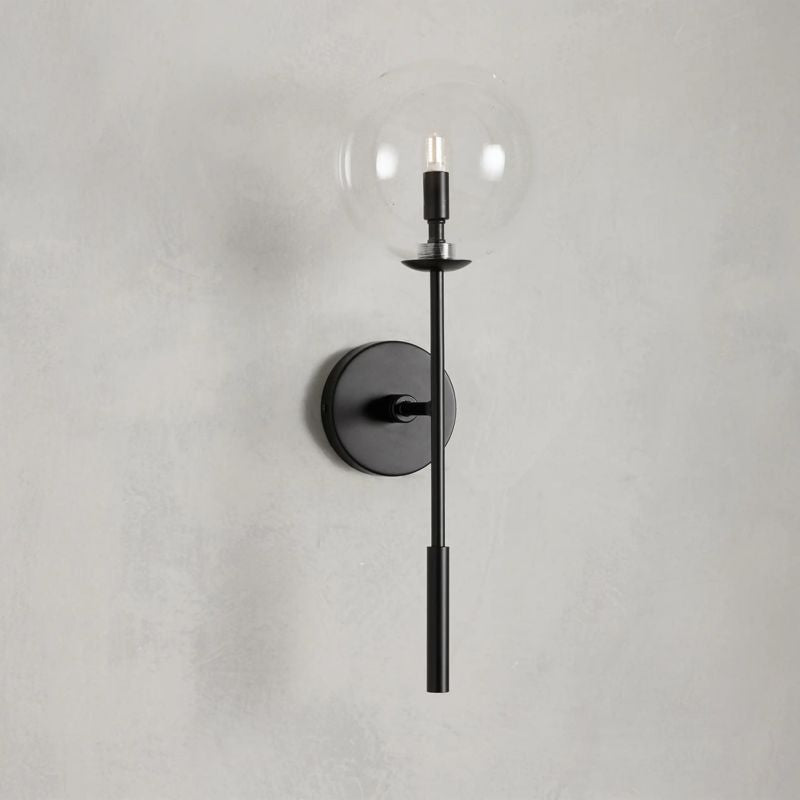 Modern Apollo Glass Ball Wall Sconce-Fanci Lamps