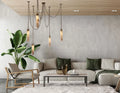 Alabaster Flint 1 Light LED Multi-Drop Pendant Pendant for living room,Pendant for kitchen,Pendant for bathrooms,Pendant for bedrooms,Pendant for foyer,Pendant for stairways,Pendant for dining room Kevin Studio Inc