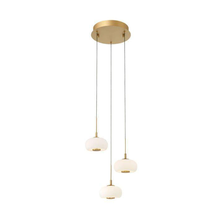 Lanterns 3 Light Round LED Pendant