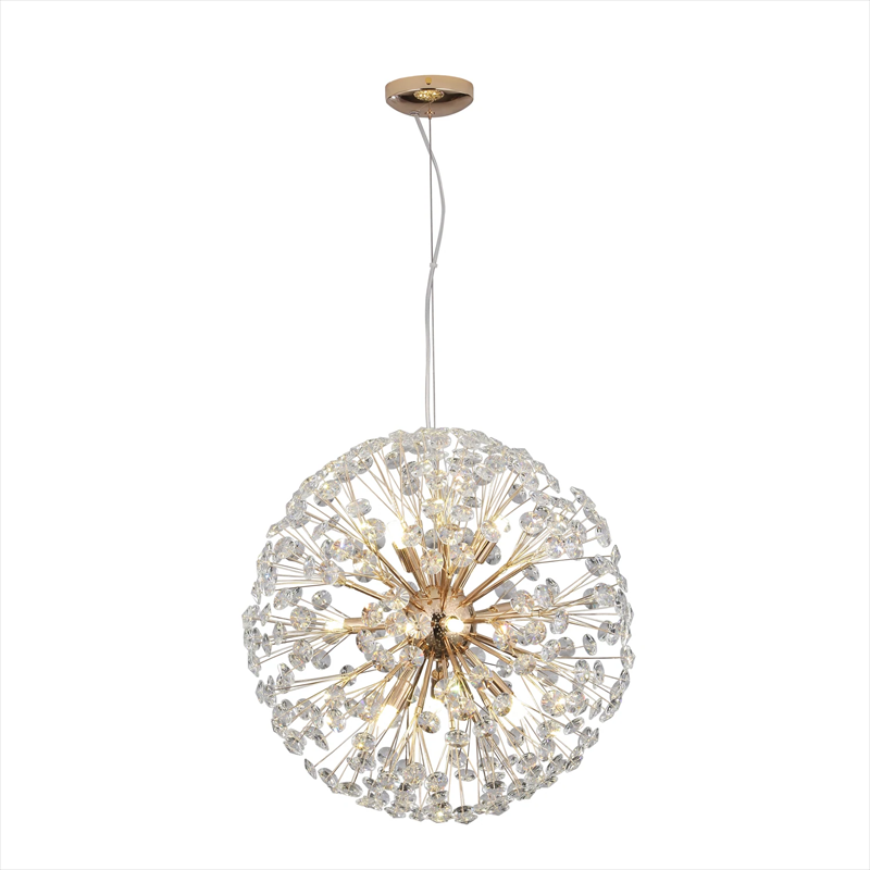 Dandelion Spherical Crystal Pendant Light-Fanci Lamps