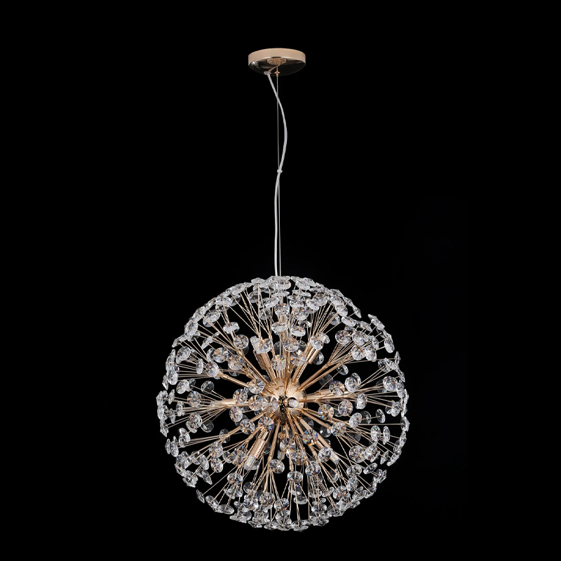 Dandelion Spherical Crystal Pendant Light-Fanci Lamps