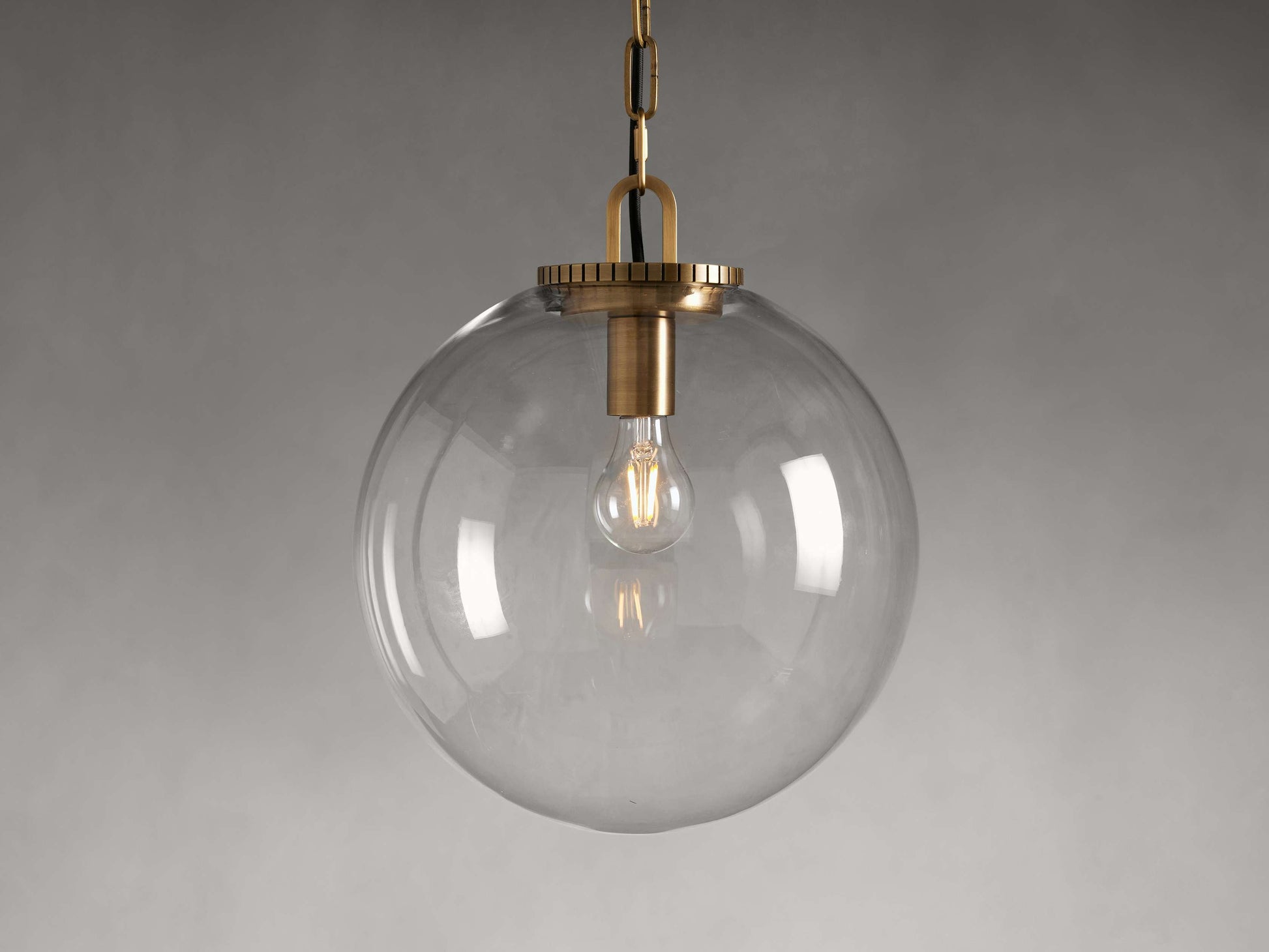 Wescotte Globe Pendant with Chain-Fanci Lamps