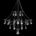 Silver Crystal Round Chandelier 23.6