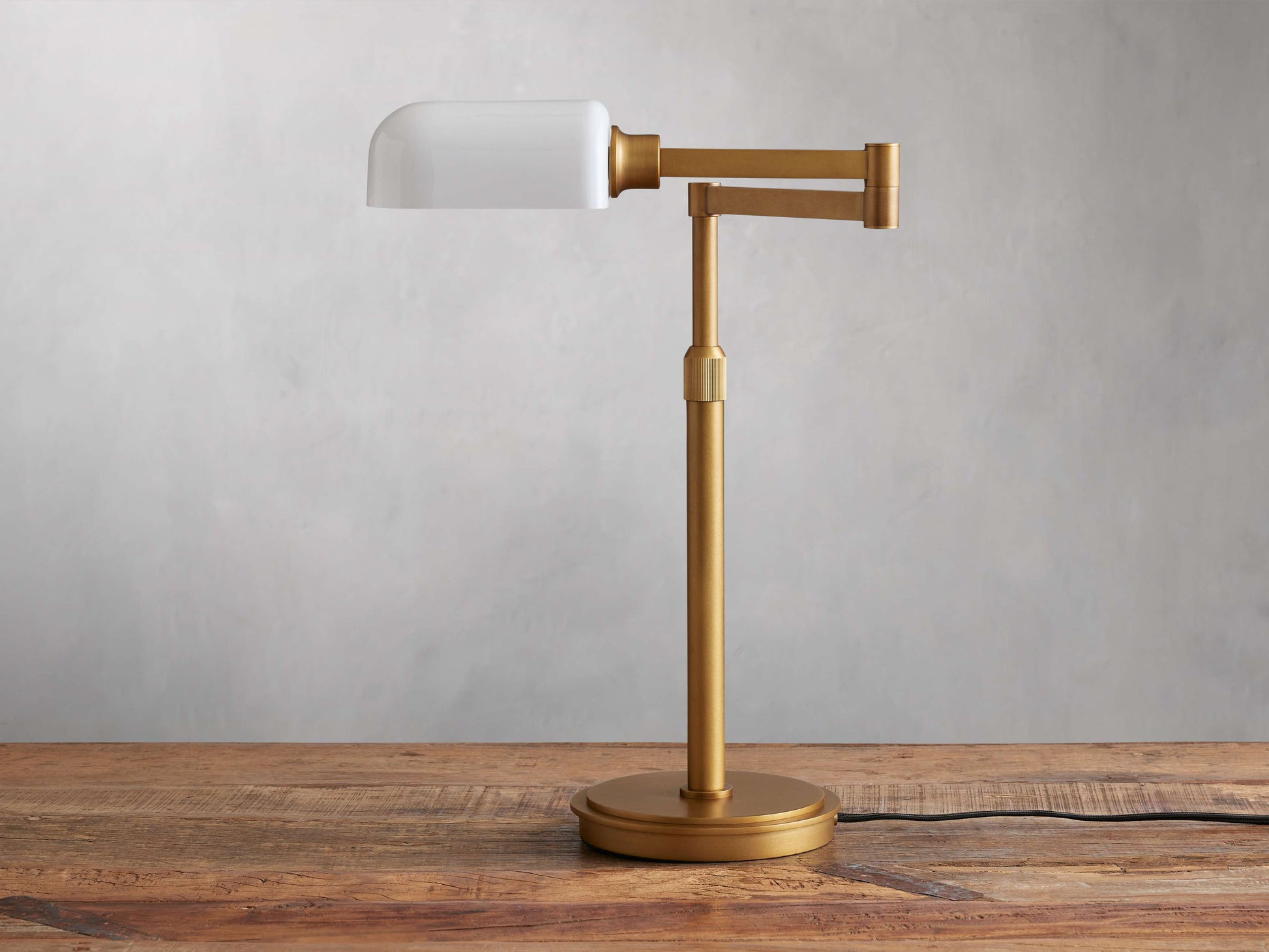 Zayd Swing Arm Table Lamp-Fanci Lamps