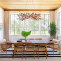 Fiore Linear Chandelier 43''51''68''-Fanci Lamps