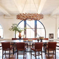 Fiore Oval Chandelier 62''74''-Fanci Lamps