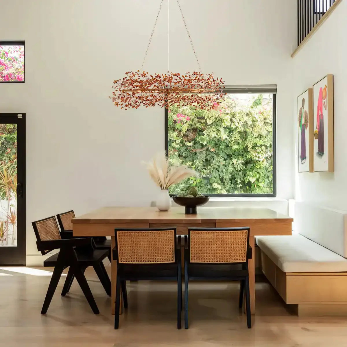 Fiore Oval Chandelier 62''74''-Fanci Lamps