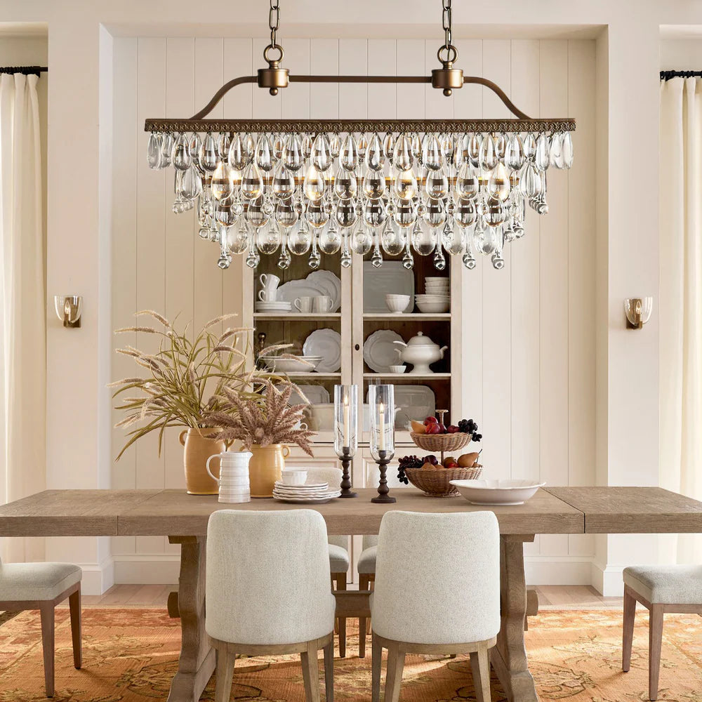 Anabella Rectangular Chandelier-Fanci Lamps