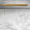 Kinney Linear Brushed Brass 9-Globe Modern Dimmable Chandelier-Fanci Lamps