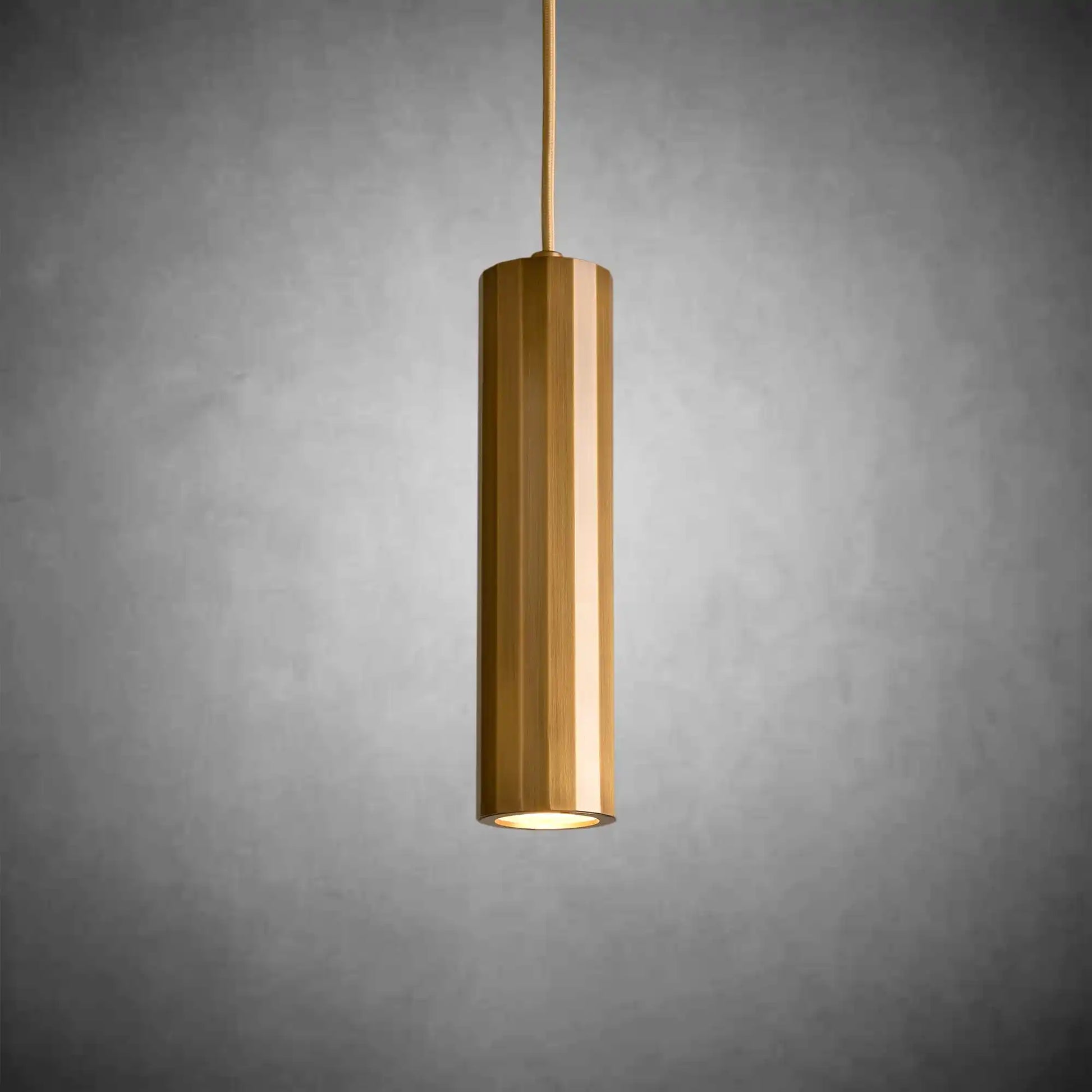 Matthie Pendant – Elegant Brass Finish Pendant Light-Fanci Lamps