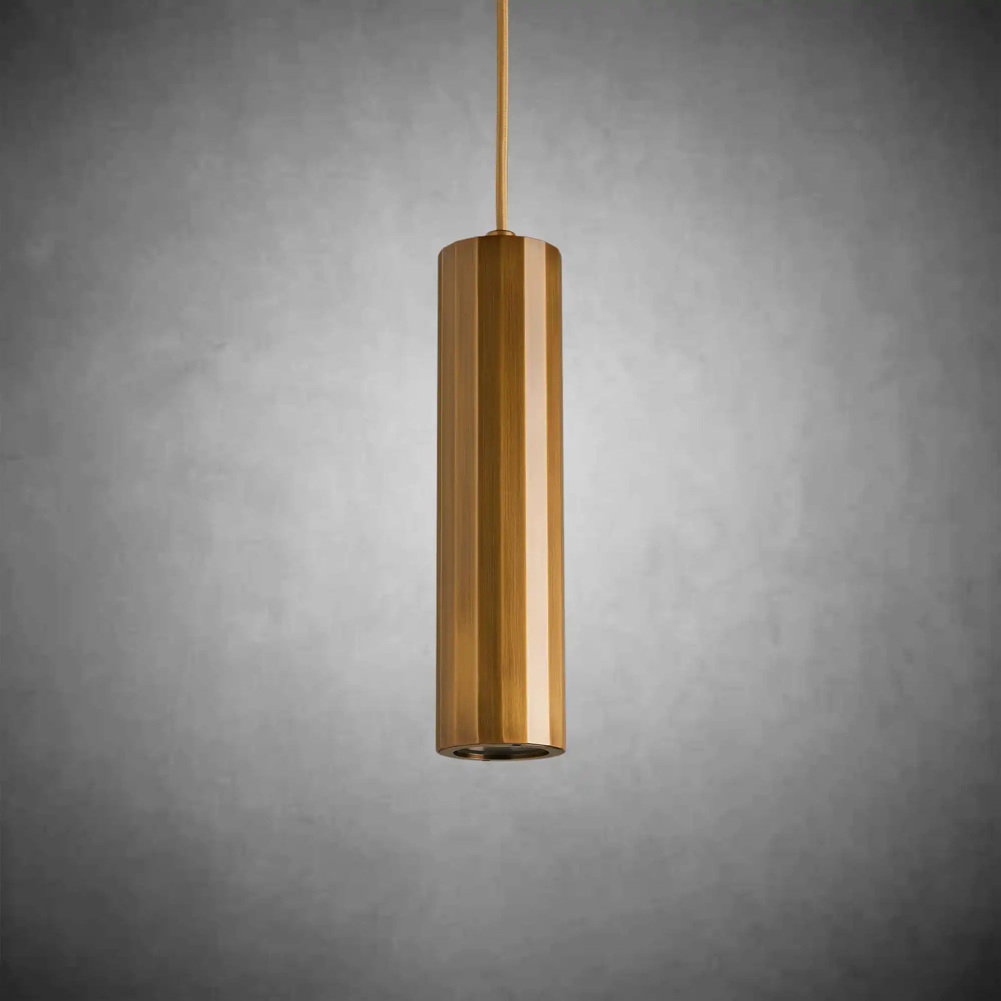 Matthie Pendant – Elegant Brass Finish Pendant Light-Fanci Lamps