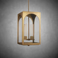 Palladian Outdoor Pendant – Brass or Bronze 28‑inch Wall Sconce-Fanci Lamps