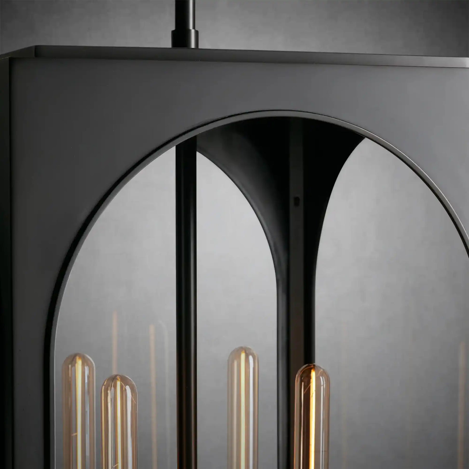 Palladian Outdoor Pendant – Brass or Bronze 28‑inch Wall Sconce-Fanci Lamps