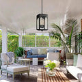 Palladian Outdoor Pendant – Brass or Bronze 28‑inch Wall Sconce-Fanci Lamps