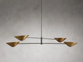 Simmar 4-Light Linear Chandelier-Fanci Lamps