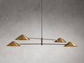 Simmar 4-Light Linear Chandelier-Fanci Lamps