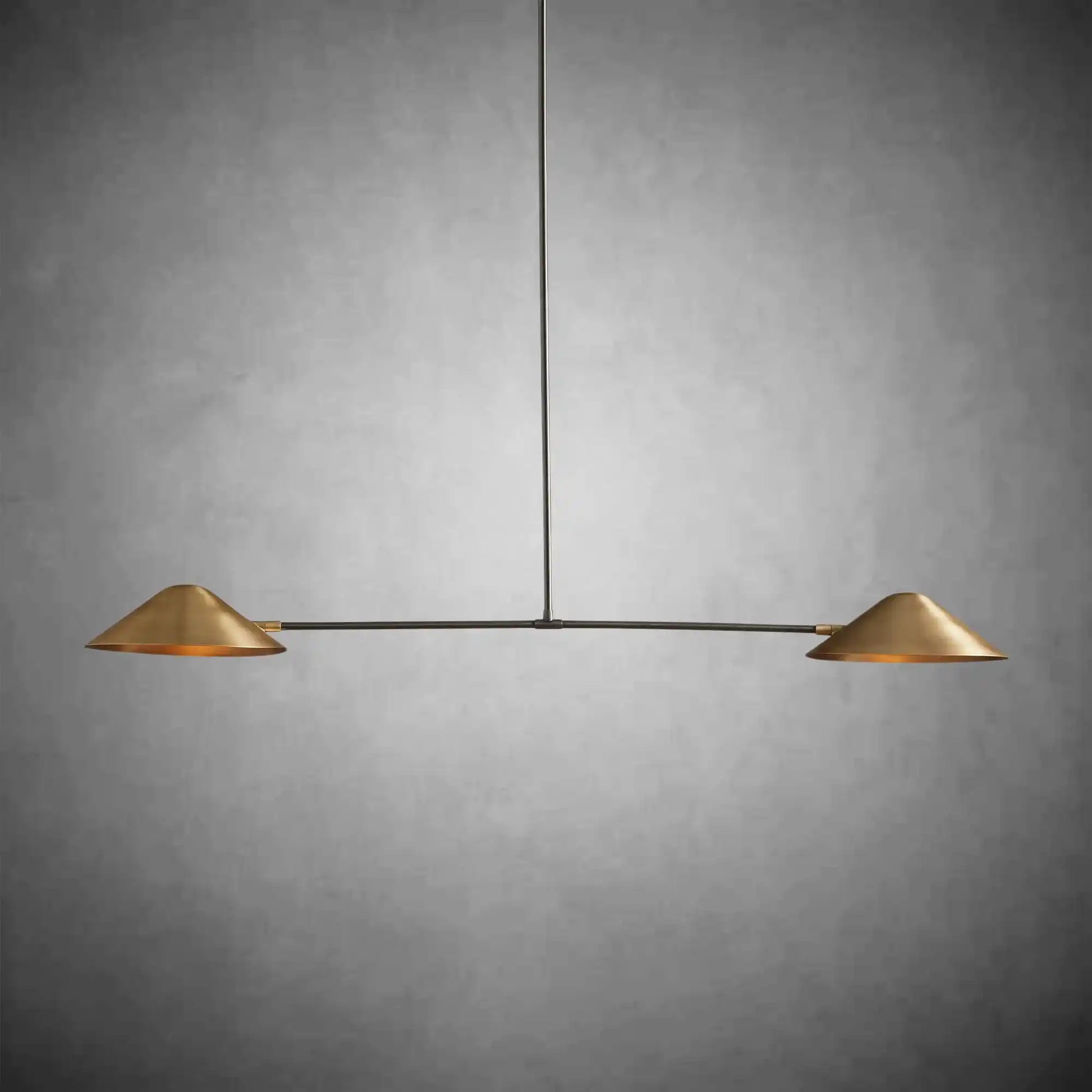Simms 2-Light Linear Chandelier-Fanci Lamps
