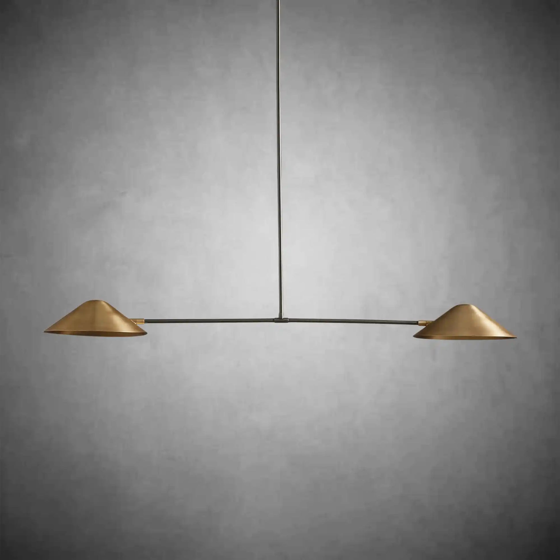 Simms 2-Light Linear Chandelier-Fanci Lamps