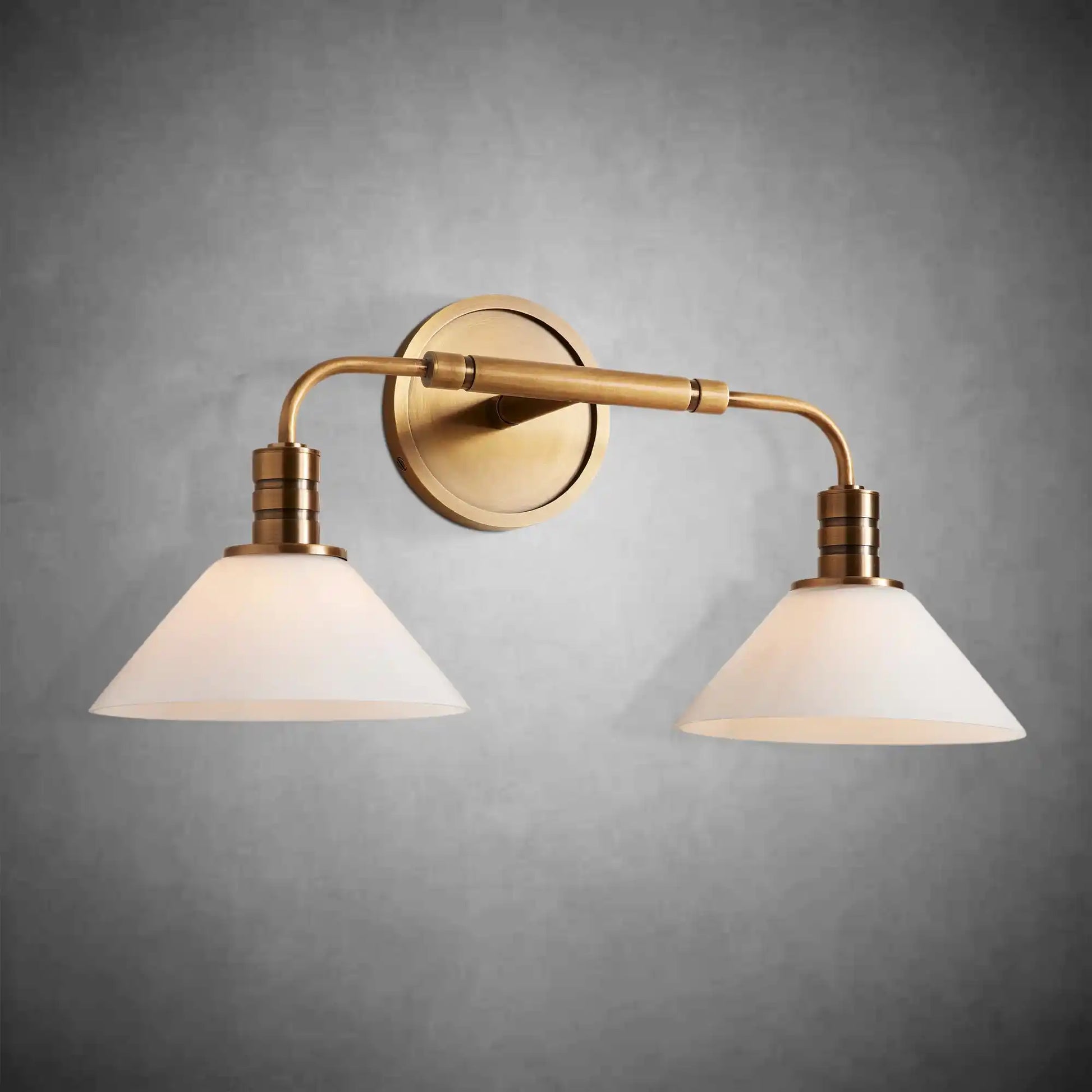 Theron Double Wall Sconce for Bedroom Hallway-Fanci Lamps
