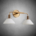 Theron Double Wall Sconce for Bedroom Hallway-Fanci Lamps