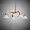 Theron Glass Round Chandelier 30'' 52''-Fanci Lamps
