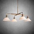 Theron Glass Round Chandelier 30'' 52''-Fanci Lamps