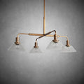 Theron Glass Round Chandelier 30'' 52''-Fanci Lamps