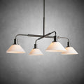 Theron Glass Round Chandelier 30'' 52''-Fanci Lamps