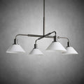 Theron Glass Round Chandelier 30'' 52''-Fanci Lamps