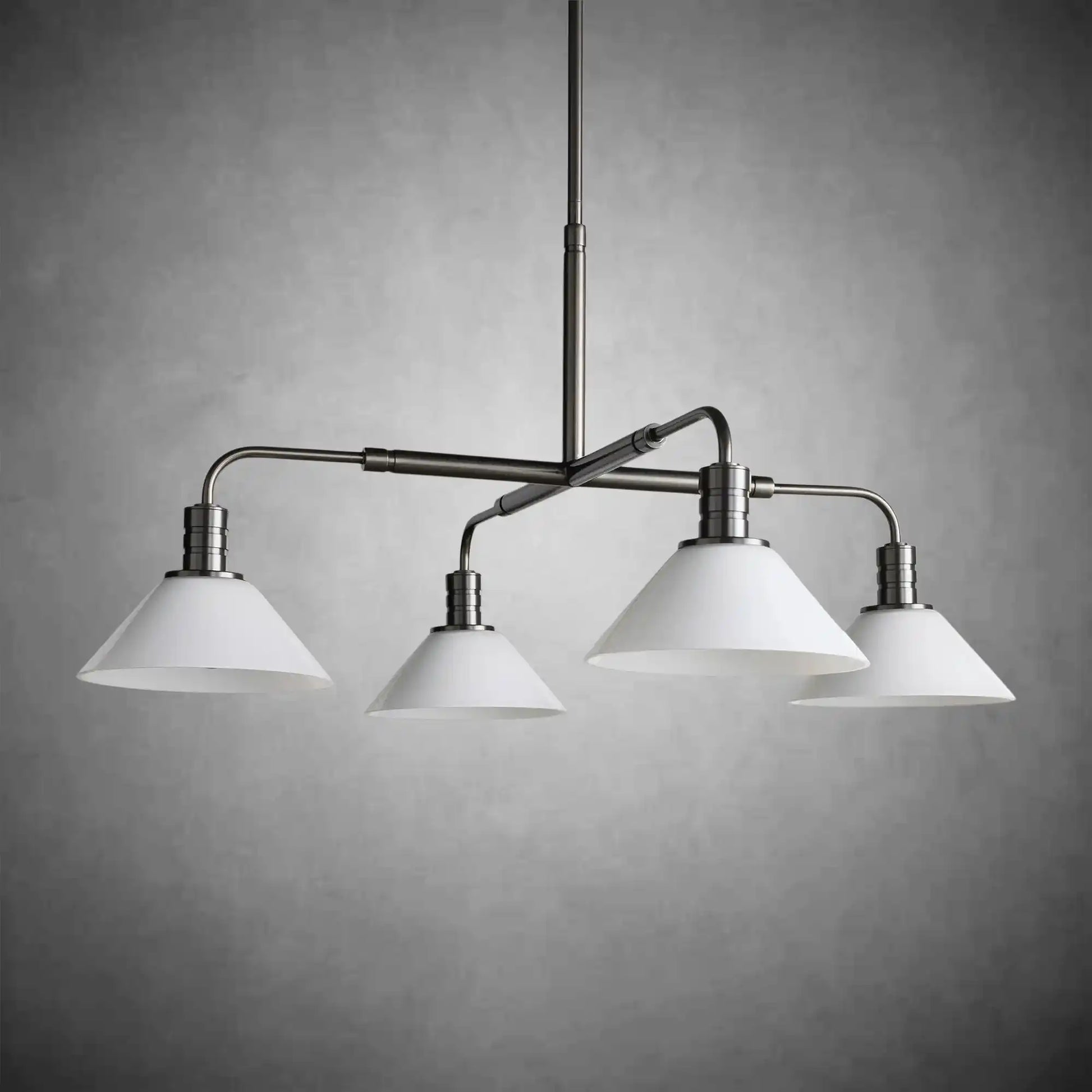 Theron Glass Round Chandelier 30'' 52''-Fanci Lamps