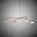 Theron Glass Round Chandelier 30'' 52''-Fanci Lamps