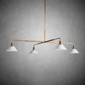 Theron Glass Round Chandelier 30'' 52''-Fanci Lamps