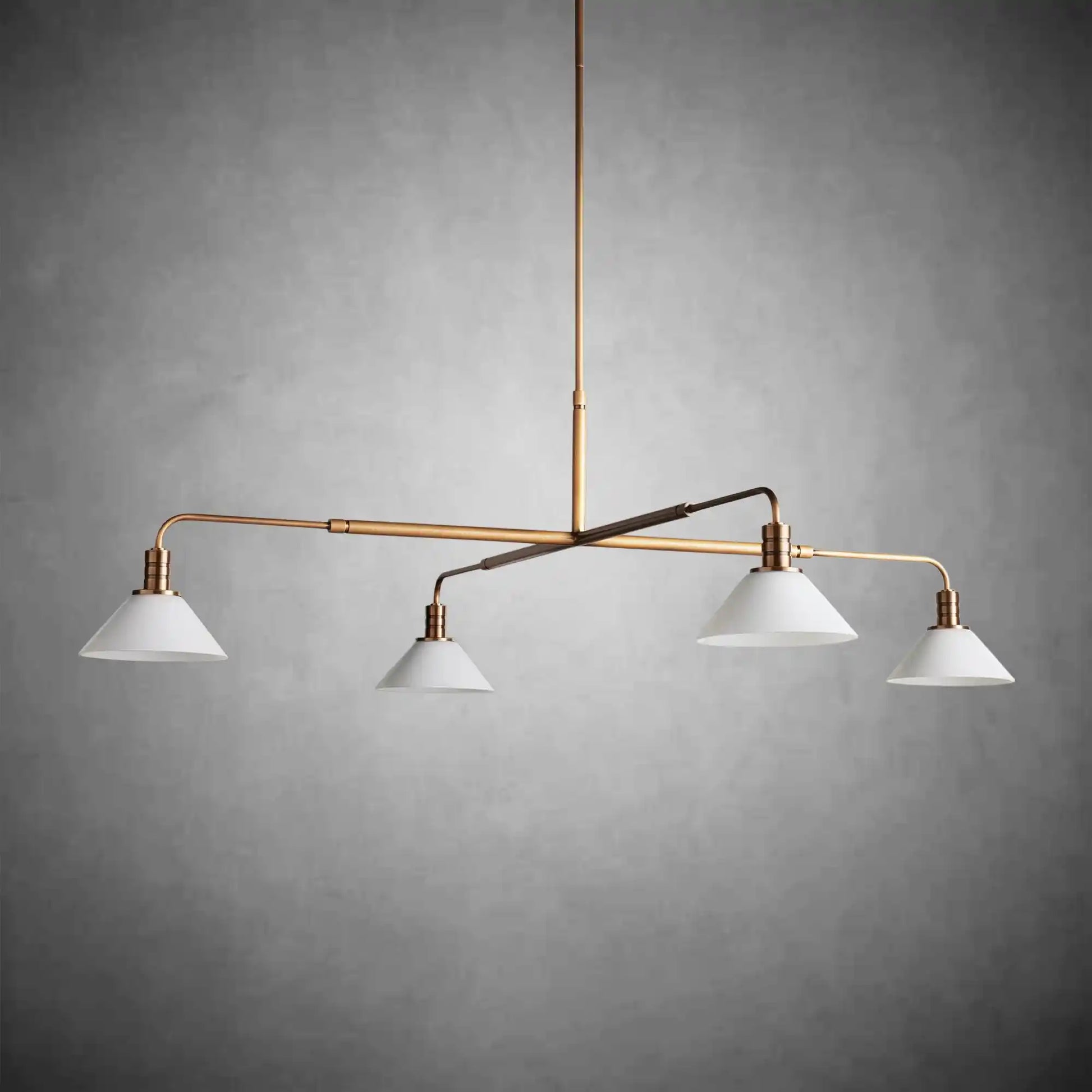 Theron Glass Round Chandelier 30'' 52''-Fanci Lamps
