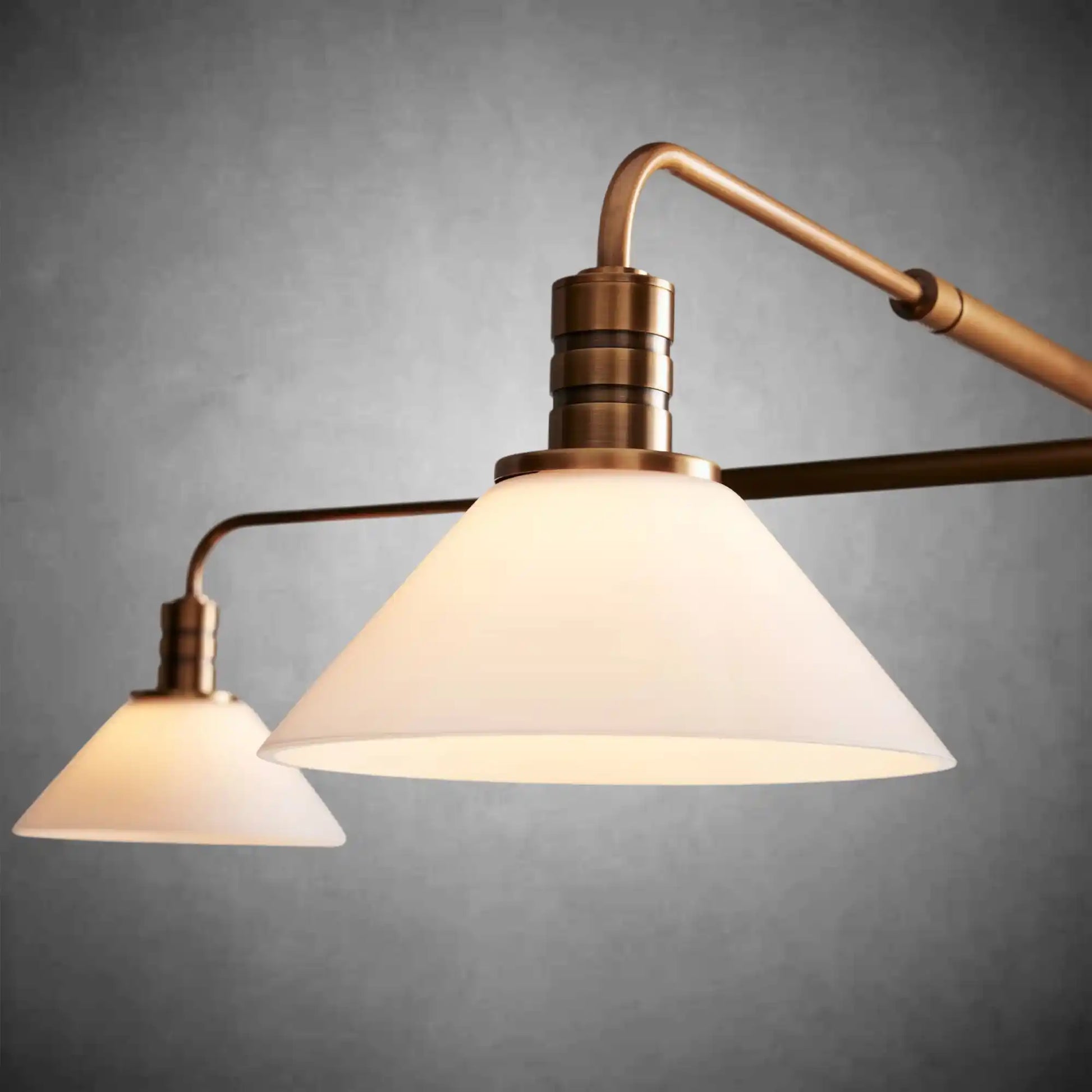 Theron Glass Round Chandelier 30'' 52''-Fanci Lamps
